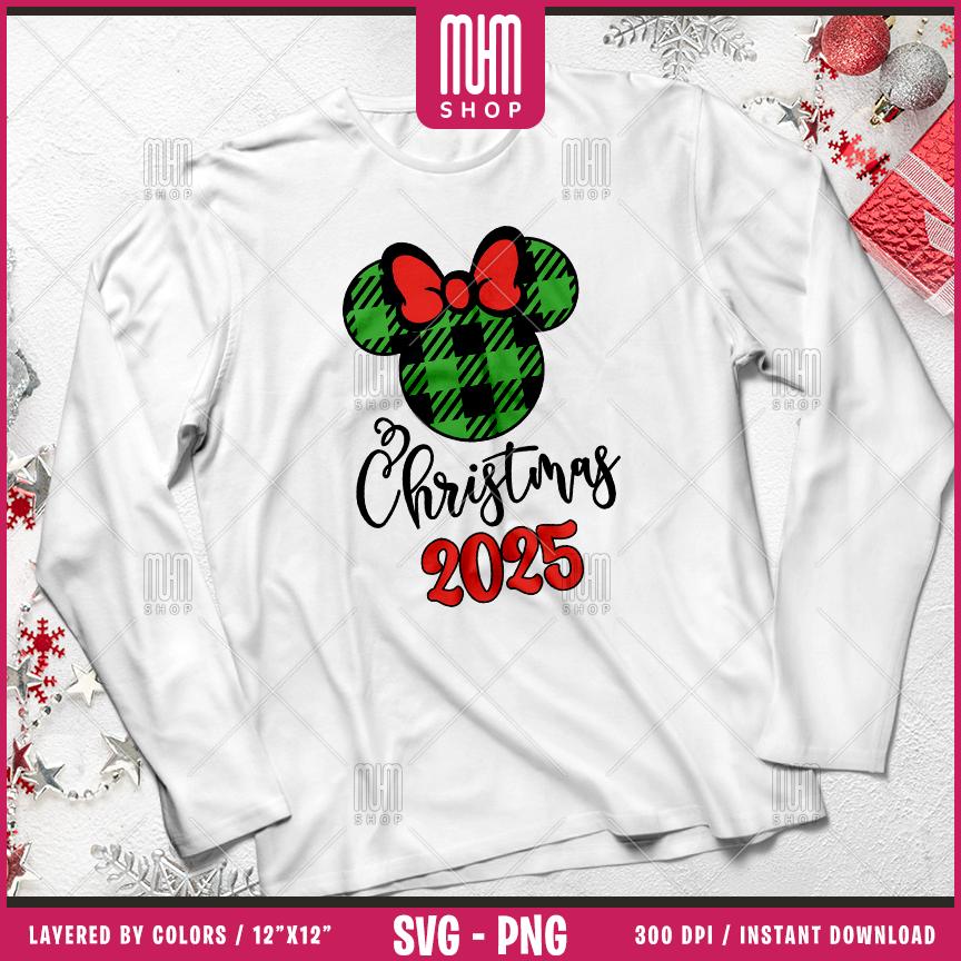 Christmas Bundle Svg Png, 51 Designs Easy to use, Magical Kingdom Bundle, Family Trip, Castel Svg, Mouse Head, Easy cut files for Cricut.