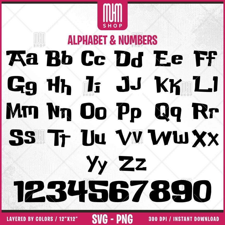 Lilo and Stitch Svg Png, 80 Designs + Font Easy to use, Cartoon Characters, Layered Svg by colors, Transparent Png, Cut files for Cricut.