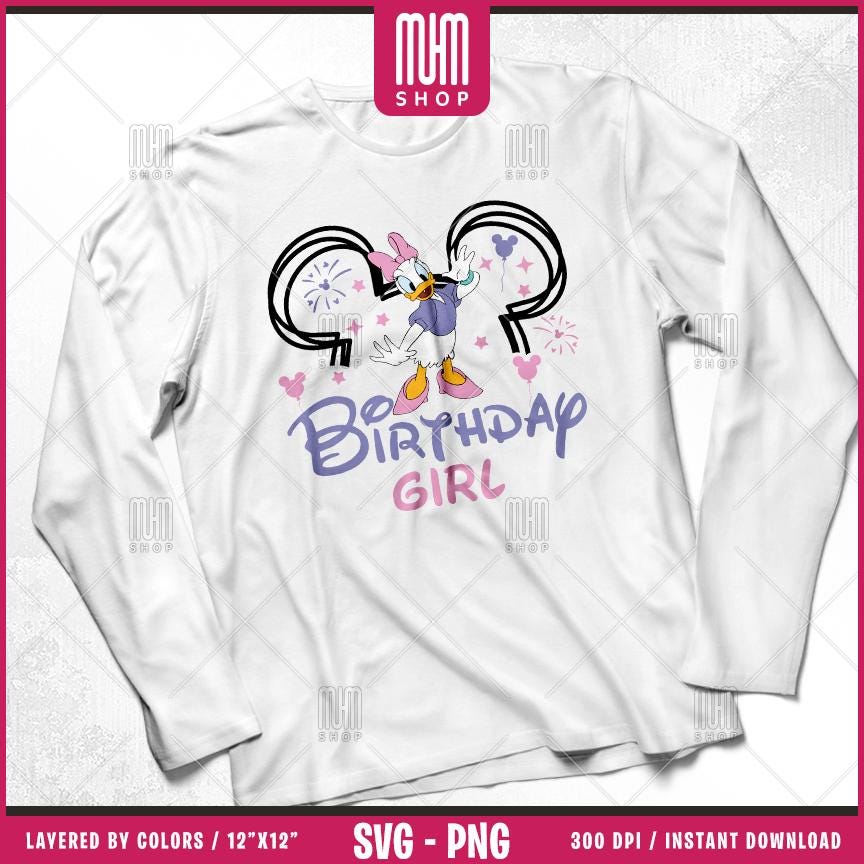 Mouse and Friends Birthday Svg Png, 10 Designs Easy to use Cartoon Characters, Layered Svg by colors, Transparent Png, Cut files for Cricut.