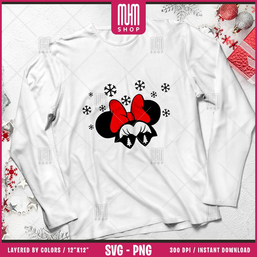 Merry Christmas Mouse Head Svg Png, 22 Designs Easy to use, Magical Kingdom Bundle Png, Family Trip, Castel Svg, Easy cut files for Cricut.