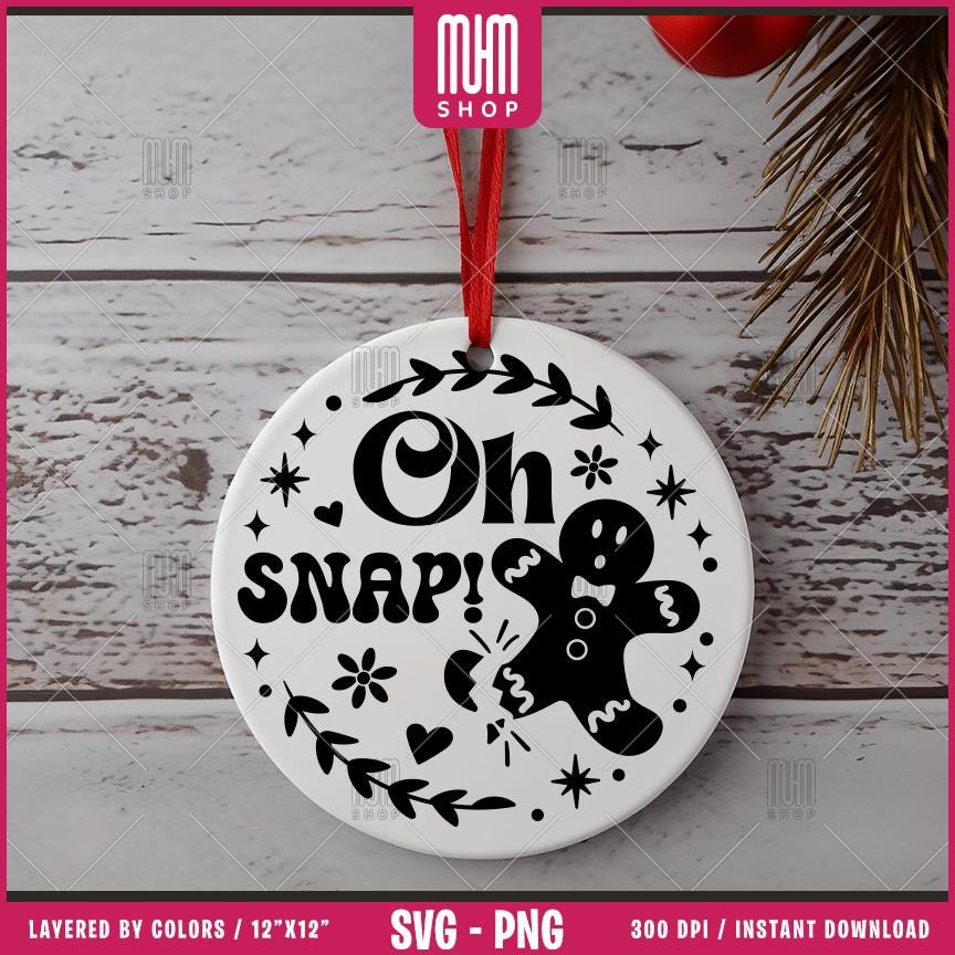 Christmas Ornament Bundle Svg Png, 32 Designs Easy to use, Joy, Noel, Jingle, Happy New Year, Ornament, Easy cut files for Cricut.