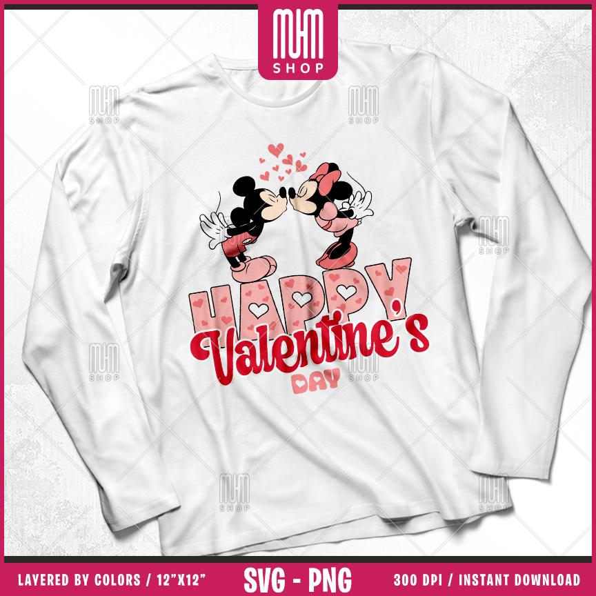 Valentine Bundle Svg Png, 8 Designs Easy to use, Cartoon Characters, Love, Layered Svg by colors, Transparent Png, Cut files for Cricut.