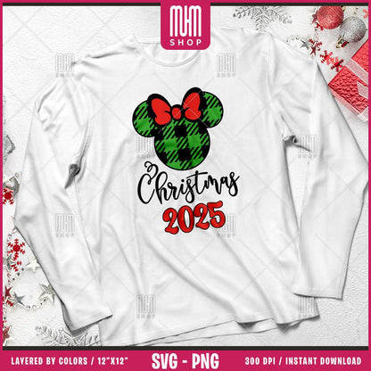 Christmas Bundle Svg Png, 51 Designs Easy to use, Magical Kingdom Bundle, Family Trip, Castel Svg, Mouse Head, Easy cut files for Cricut.
