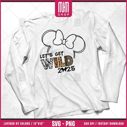 Mouse Head Wild Disneyland Svg Png, 10 Designs Easy to use, Cartoon Characters, Layered Svg by colors, Transparent Png, Cut files for Cricut