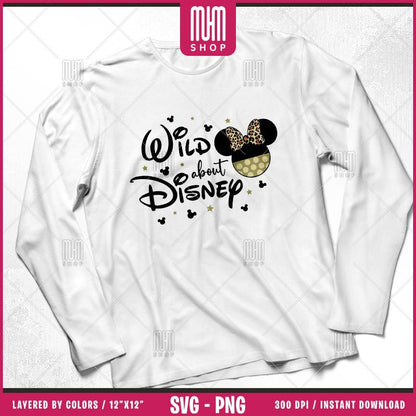Mouse Head Wild Disneyland Svg Png, 10 Designs Easy to use, Cartoon Characters, Layered Svg by colors, Transparent Png, Cut files for Cricut