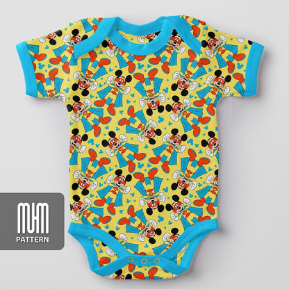 Seamless Pattern PNG, Mouse Superheroes, Mouse And Friends, Cartoon Characters, Repeated Fabric Design Sublimation, Ready for Textile Prints