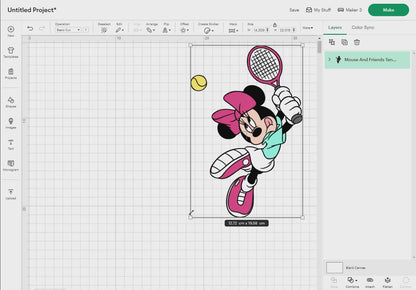Mouse And Friends Tennis Svg Png, 20 Designs Easy to use, Cartoon Characters, Layered Svg by colors, Transparent Png, Easy cut files for Cricut.