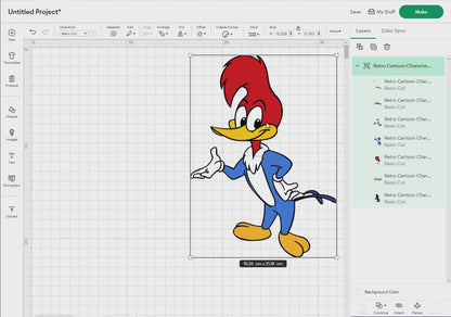 Retro Cartoon Characters - Animals Svg Png, 20 Designs Easy to use, 70s, 80s, Layered Svg by colors, Transparent Png, Cut Files for Cricut.
