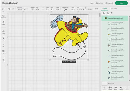 Curious George Monkey Life Svg Png, 50 Designs Easy to use, Cartoon Characters, Layered Svg by colors, Transparent Png, Cut files for Cricut