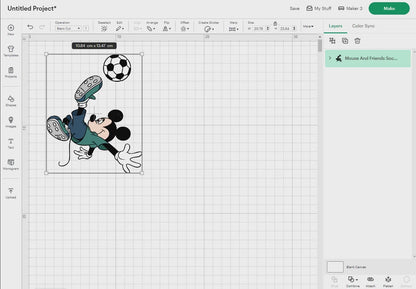 Mouse And Friends Soccer Svg, 53 Designs Easy to use, Cartoon Characters, Layered Svg by colors, Transparent Png, Easy cut files for Cricut.