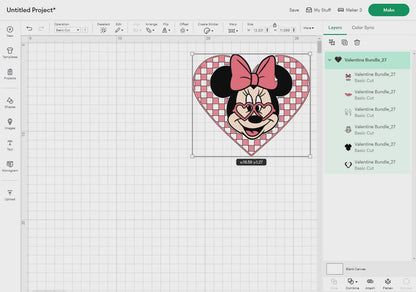 Valentine Bundle Svg Png, 8 Designs Easy to use, Cartoon Characters, Love, Layered Svg by colors, Transparent Png, Cut files for Cricut.