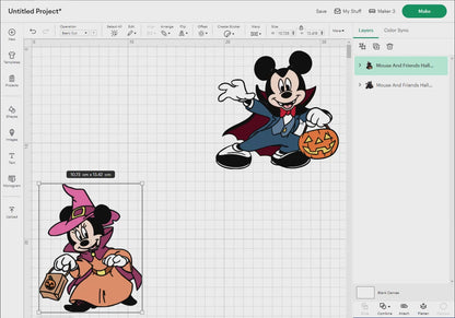 Mouse And Friends Halloween Svg Png, 40 Designs Easy to use Cartoon Characters, Layered Svg by colors, Transparent Png, Cut files for Cricut