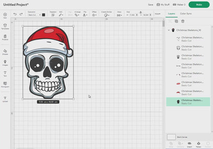 Christmas Skeletons Bundle Svg Png, 23 Designs Easy to use, Xmas Bundle svg, Happy New Year T-Shirt, Easy cut files for Cricut.